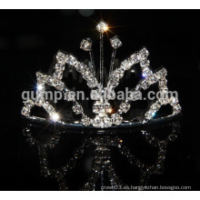 Princesa cristal mini tiaras peine / corona